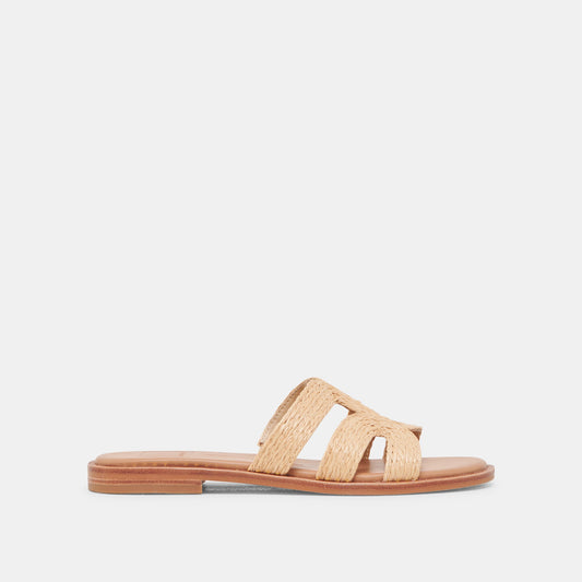 EMON WIDE SANDALS LT NATURAL RAFFIA
 – Dolce Vita | Dolce Vita