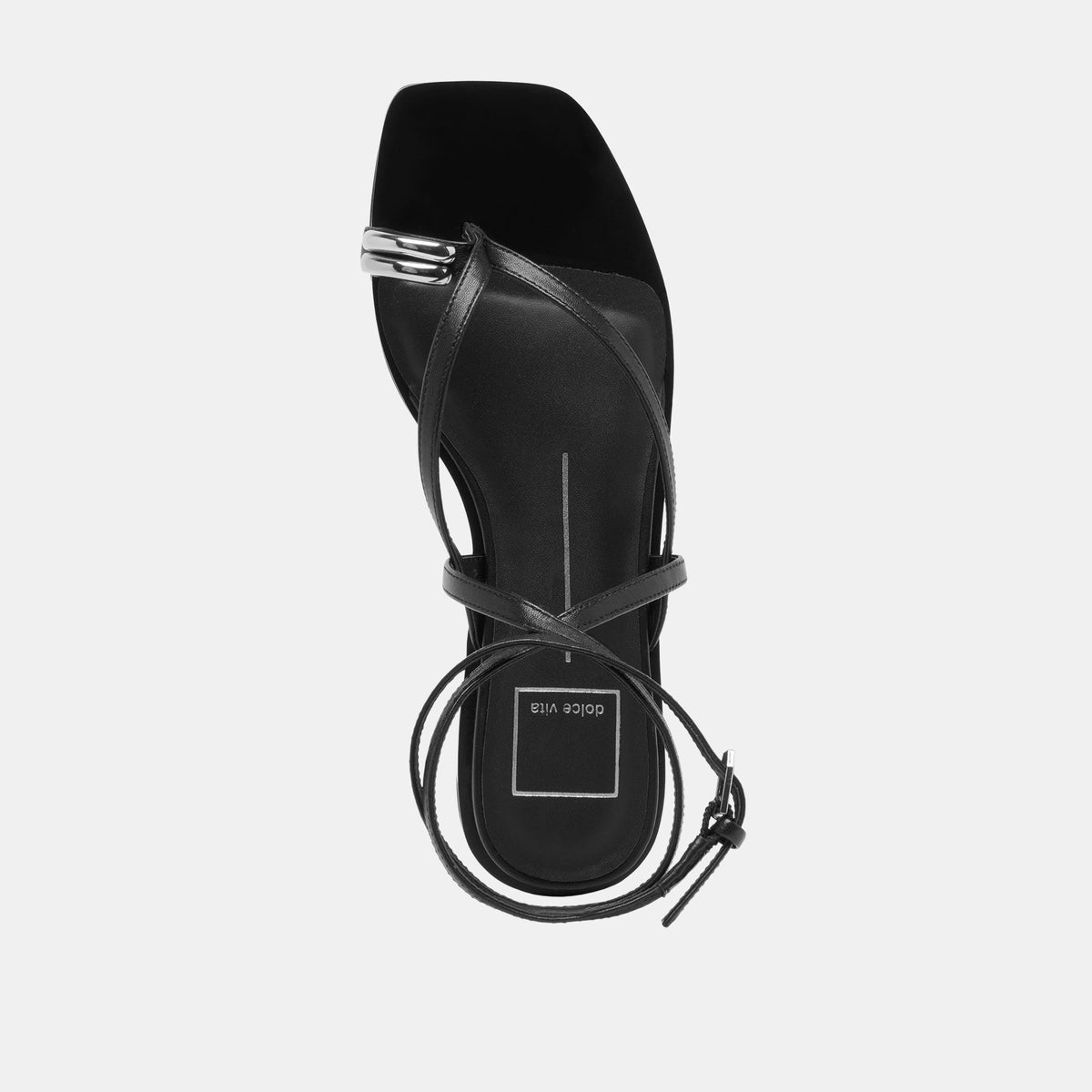 Tyrice Black Leather Sandals | Dolce Vita