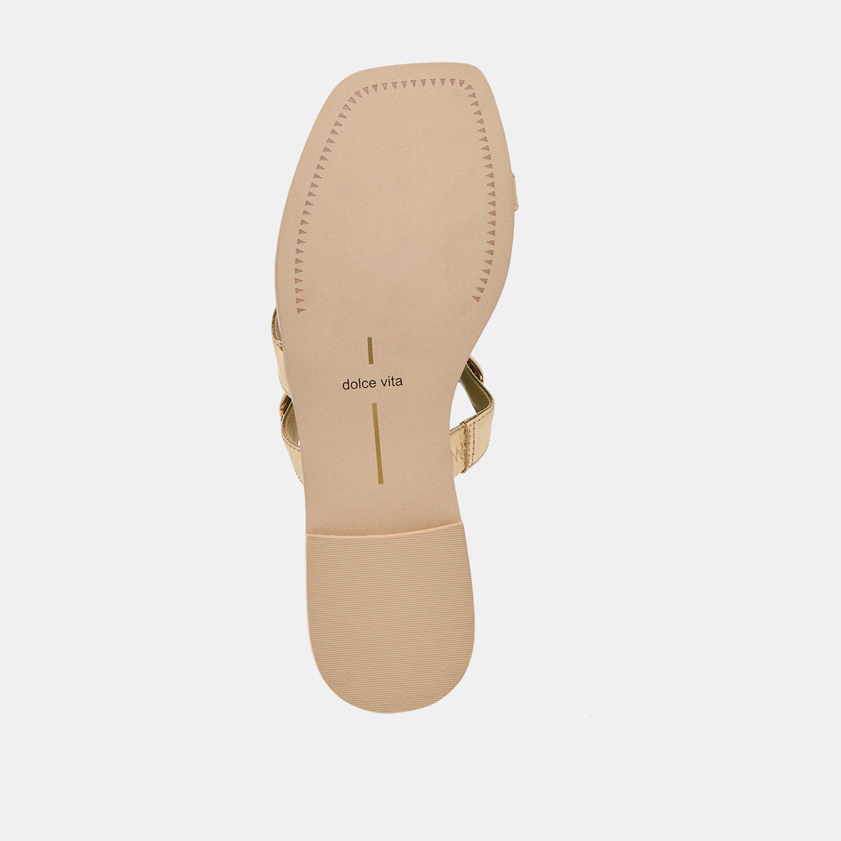 Tarina Gold Leather Sandals | Dolce Vita