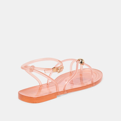 Kenley Vinyl Rose Jelly Sandals | Dolce Vita