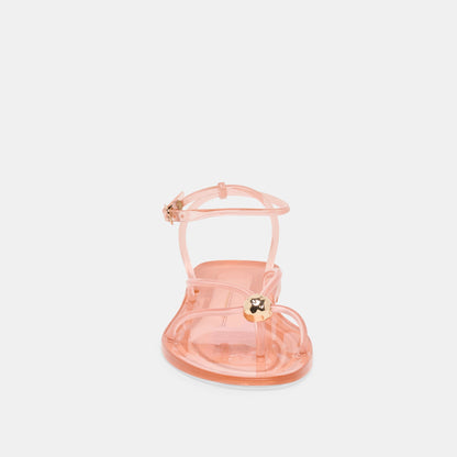 Kenley Vinyl Rose Jelly Sandals | Dolce Vita