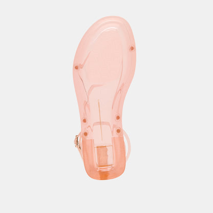 Kenley Vinyl Rose Jelly Sandals | Dolce Vita