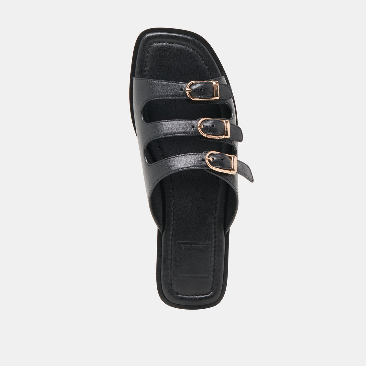 Fin Black Leather Sandals | Dolce Vita