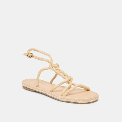 ELYANA Natural Multi Rope Raffia Strappy Sandals | Dolce Vita
