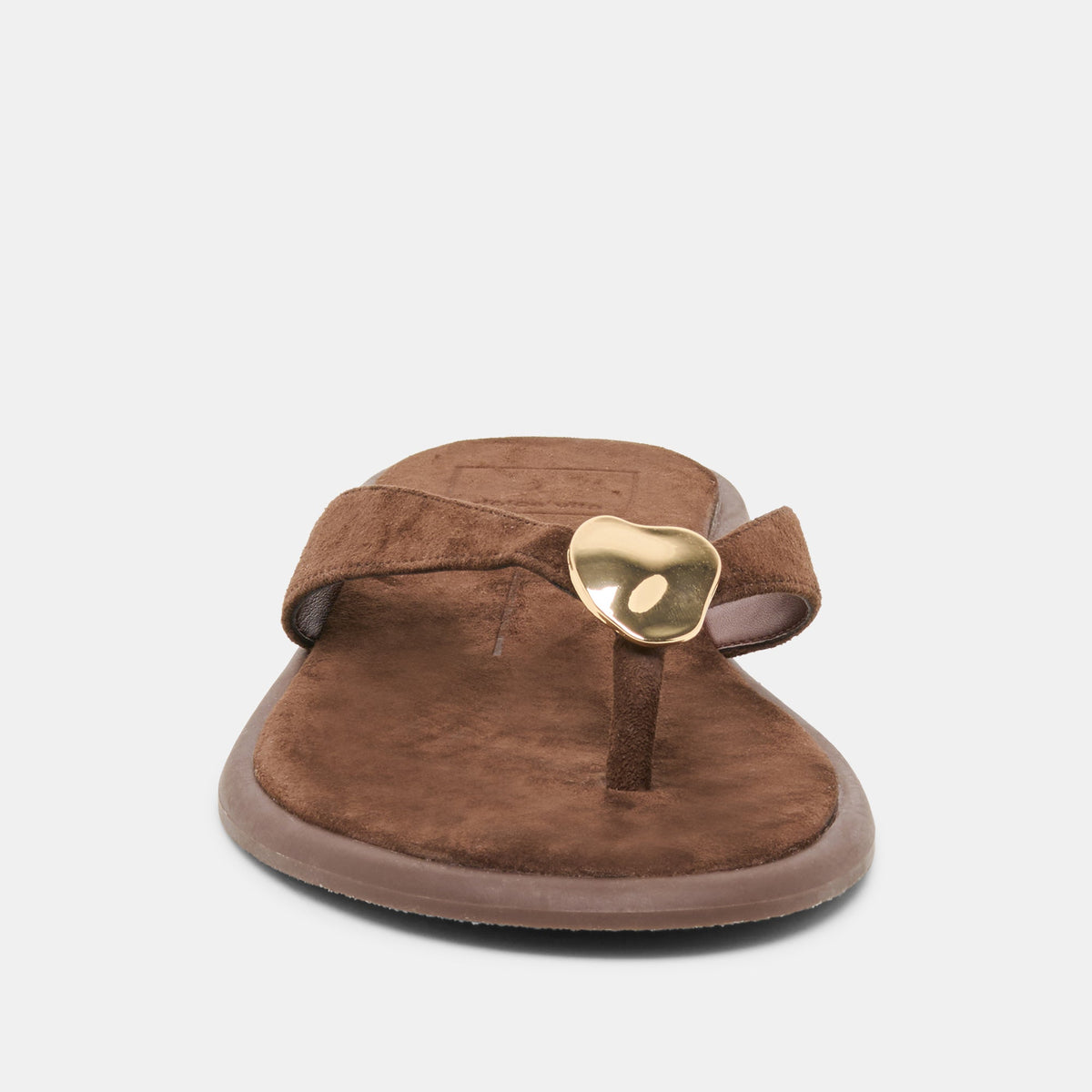 Jaina Dk Brown Suede Sandals | Dolce Vita