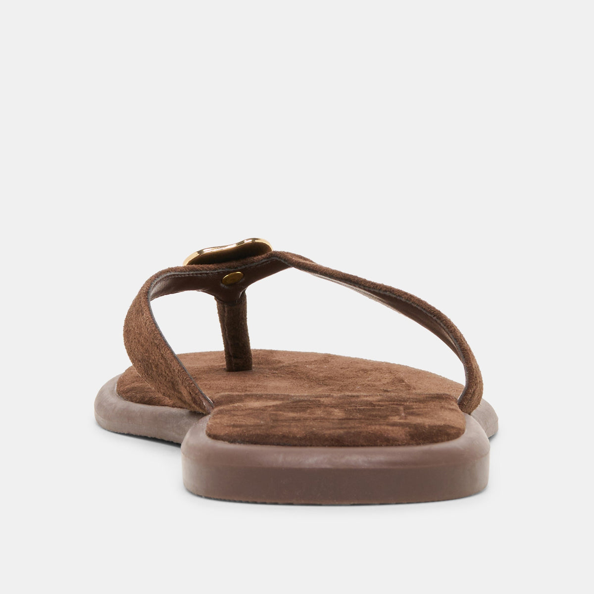 Jaina Dk Brown Suede Sandals | Dolce Vita