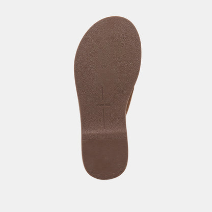 Jaina Dk Brown Suede Sandals | Dolce Vita