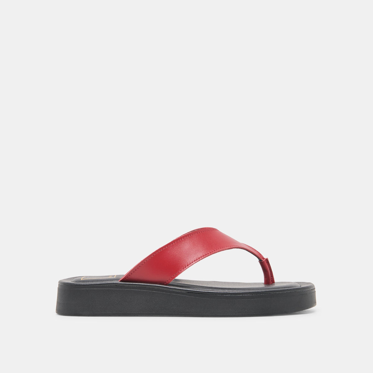 BLAYZE Red Leather Platform Flip-Flop Sandals | Dolce Vita