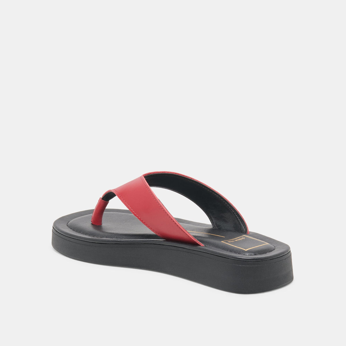 BLAYZE Red Leather Platform Flip-Flop Sandals | Dolce Vita