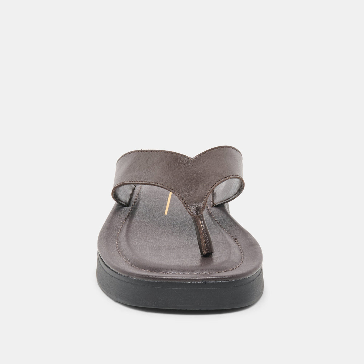 BLAYZE Dk Chocolate Leather Platform Flip-Flop Sandals | Dolce Vita