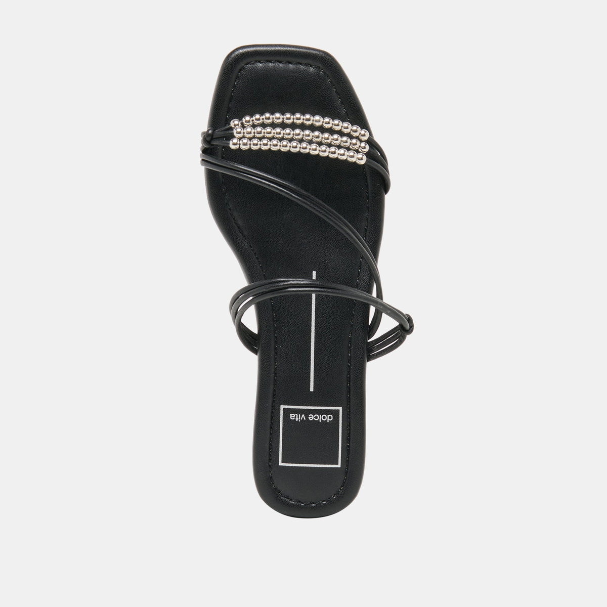 LYNDEE BEAD Black Stella Strappy Open-Toe Sandals | Dolce Vita