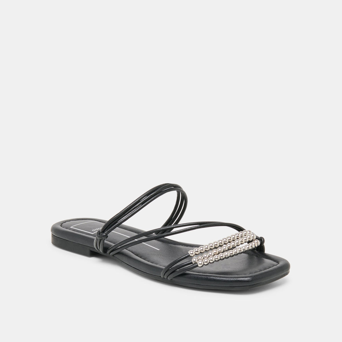 LYNDEE BEAD Black Stella Strappy Open-Toe Sandals | Dolce Vita