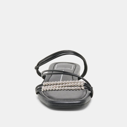 LYNDEE BEAD Black Stella Strappy Open-Toe Sandals | Dolce Vita