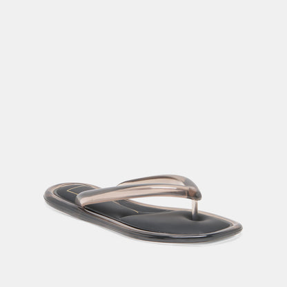 JOZEY Black Jelly Flip-Flop Sandals | Dolce Vita