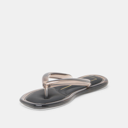 JOZEY Black Jelly Flip-Flop Sandals | Dolce Vita