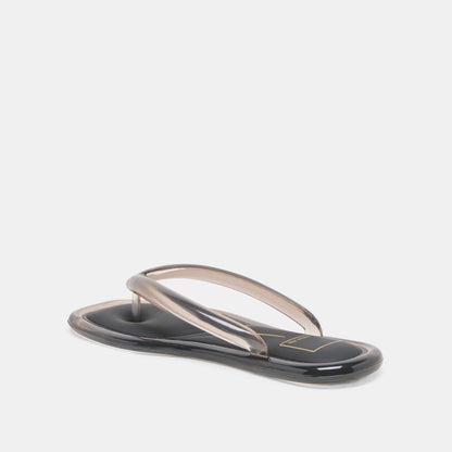 JOZEY Black Jelly Flip-Flop Sandals | Dolce Vita