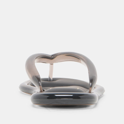 JOZEY Black Jelly Flip-Flop Sandals | Dolce Vita