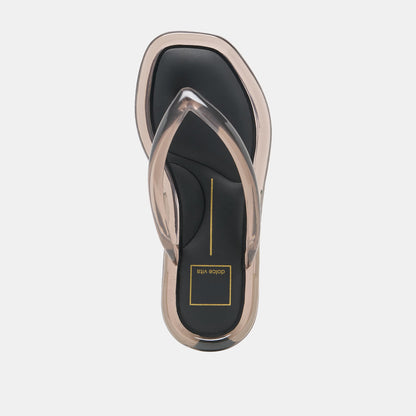 JOZEY Black Jelly Flip-Flop Sandals | Dolce Vita