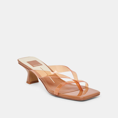 Brevel Vinyl Whiskey Jelly Heels | Dolce Vita