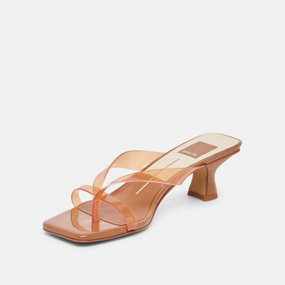 Brevel Vinyl Whiskey Jelly Heels | Dolce Vita