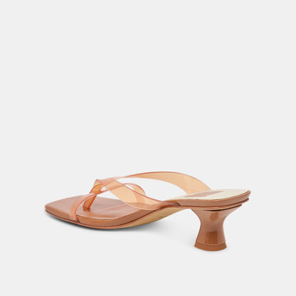 Brevel Vinyl Whiskey Jelly Heels | Dolce Vita