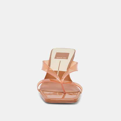 Brevel Vinyl Whiskey Jelly Heels | Dolce Vita