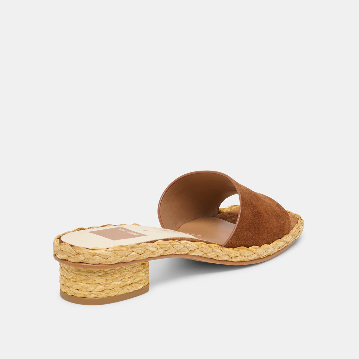 Dixi Wide Brown Suede Sandals | Dolce Vita