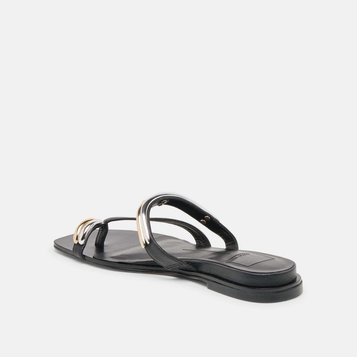 Tarina Black Leather Sandals | Dolce Vita