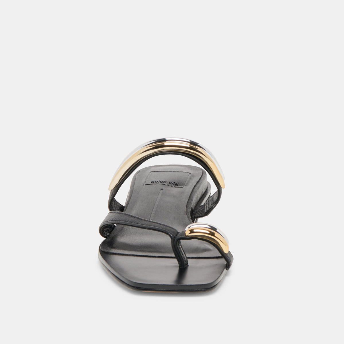 Tarina Black Leather Sandals | Dolce Vita