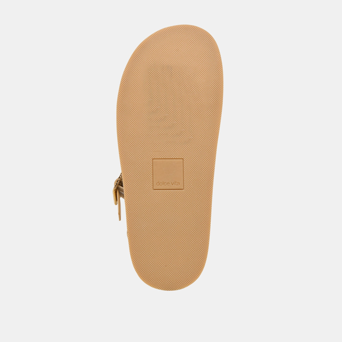 Shenna Gold Distressed Leather Sandals | Dolce Vita