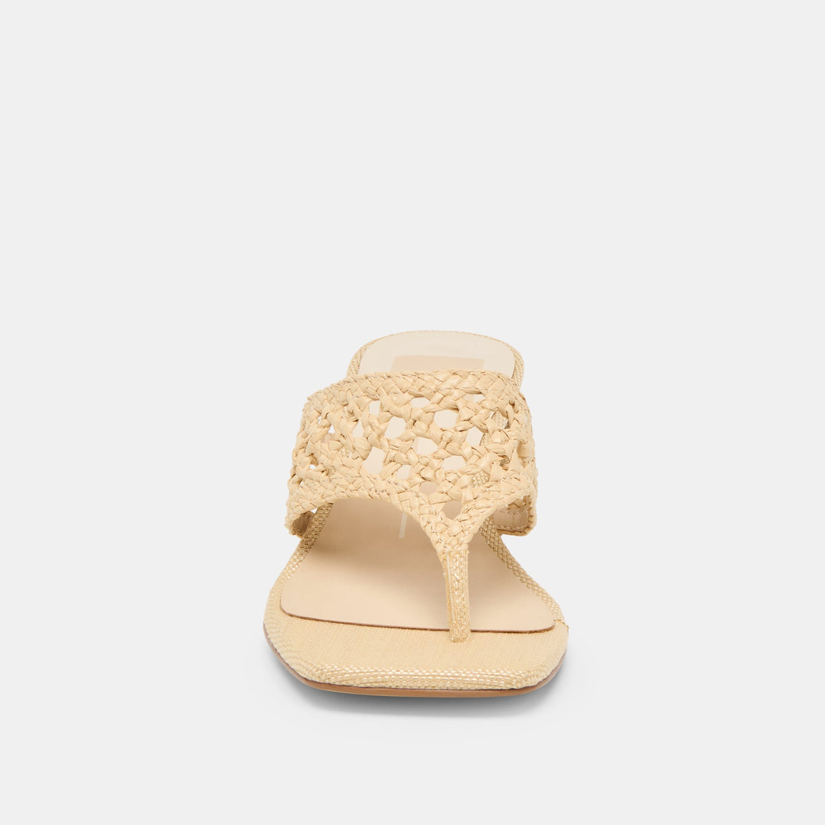 Barlo Lt Natural Woven Raffia Heels | Dolce Vita