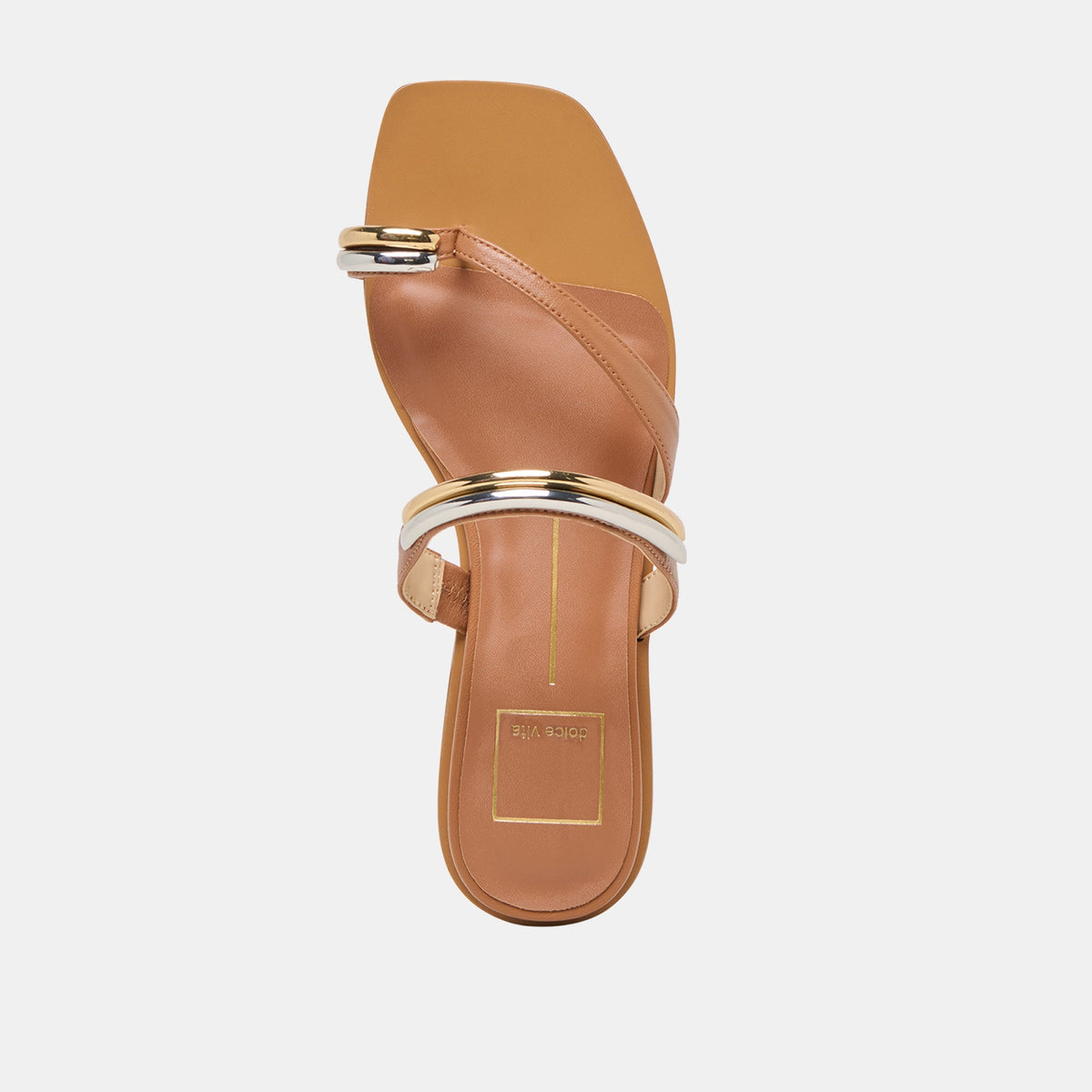 Tarina Caramel Leather Sandals | Dolce Vita