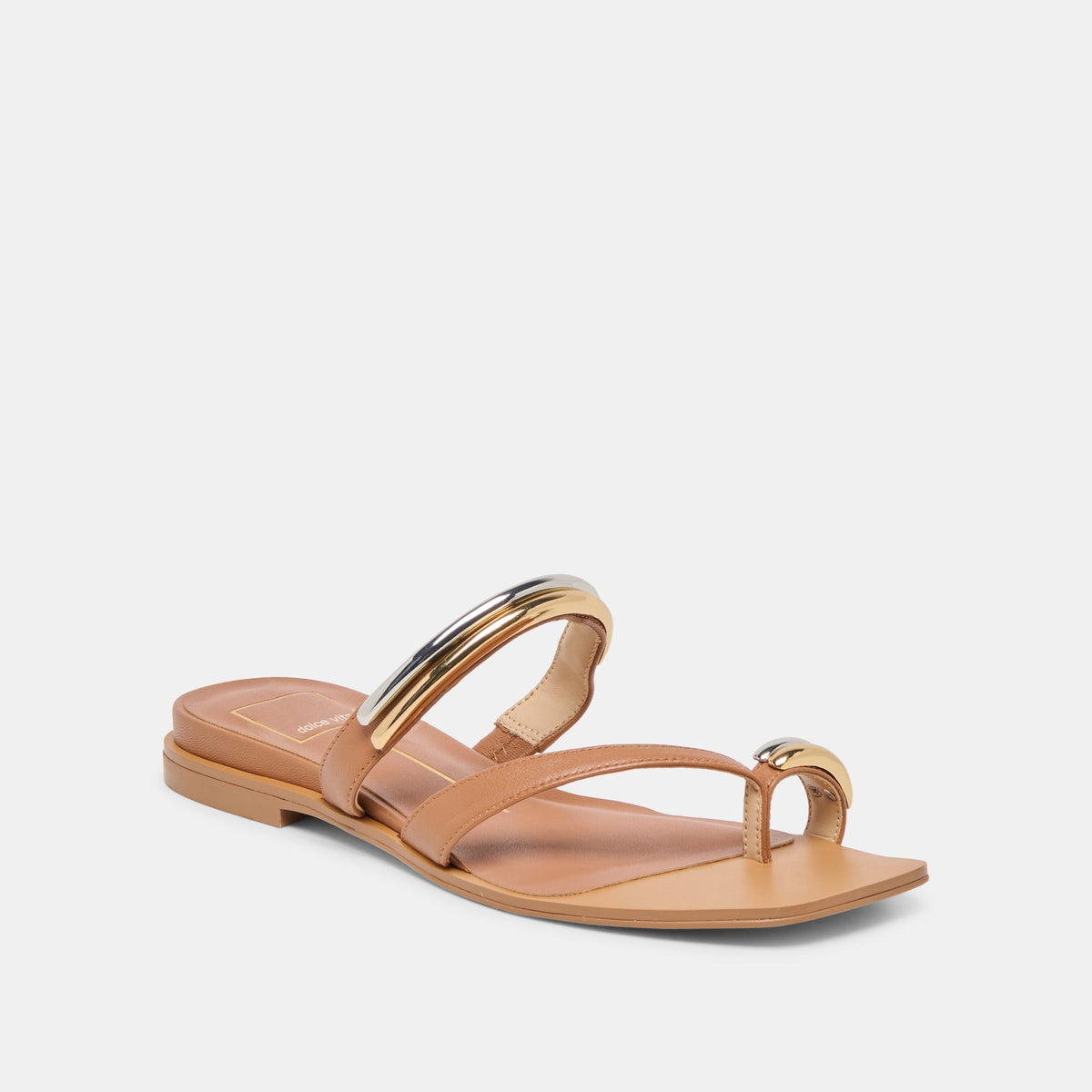 Tarina Caramel Leather Sandals | Dolce Vita