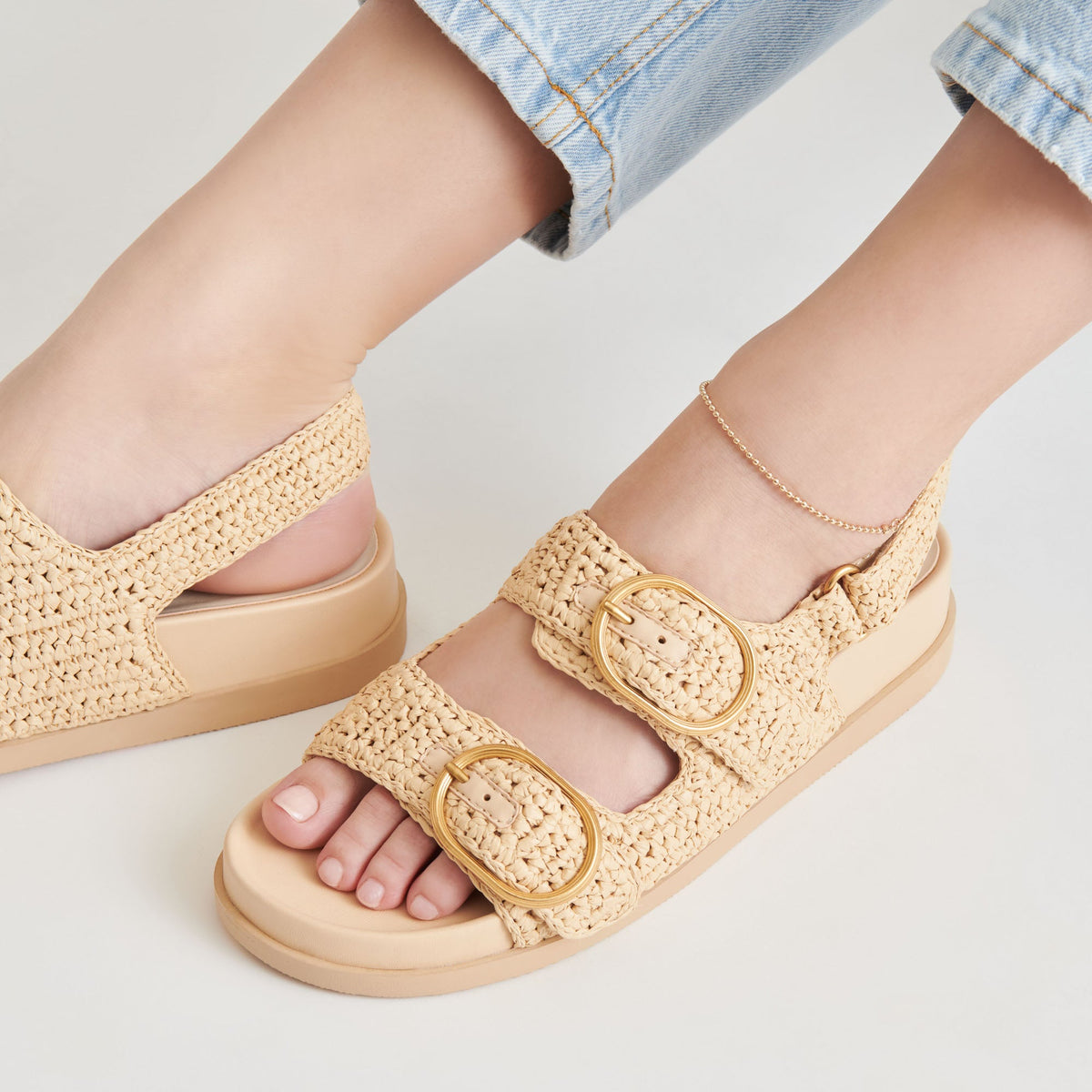 STARLA CROCHET SANDALS NATURAL KNIT
 – Dolce Vita | Dolce Vita
