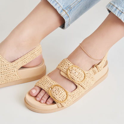 STARLA CROCHET SANDALS NATURAL KNIT
 – Dolce Vita | Dolce Vita