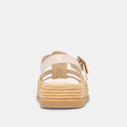 Shenna Bone Leather Sandals | Dolce Vita