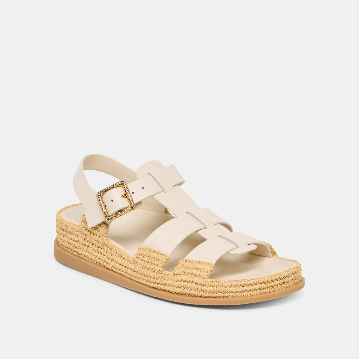 Shenna Bone Leather Sandals | Dolce Vita