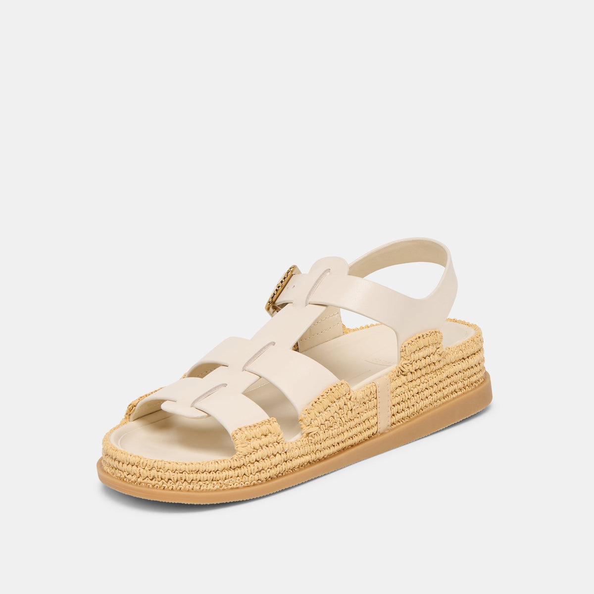 Shenna Bone Leather Sandals | Dolce Vita