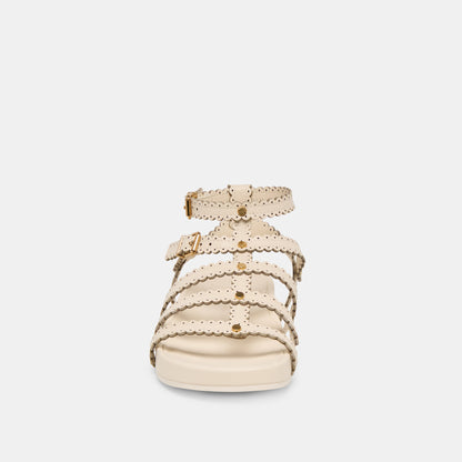 Susana Creme Leather Sandals | Dolce Vita