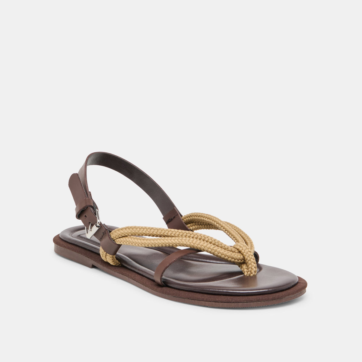 Reed Dk Brown Leather Sandals | Dolce Vita