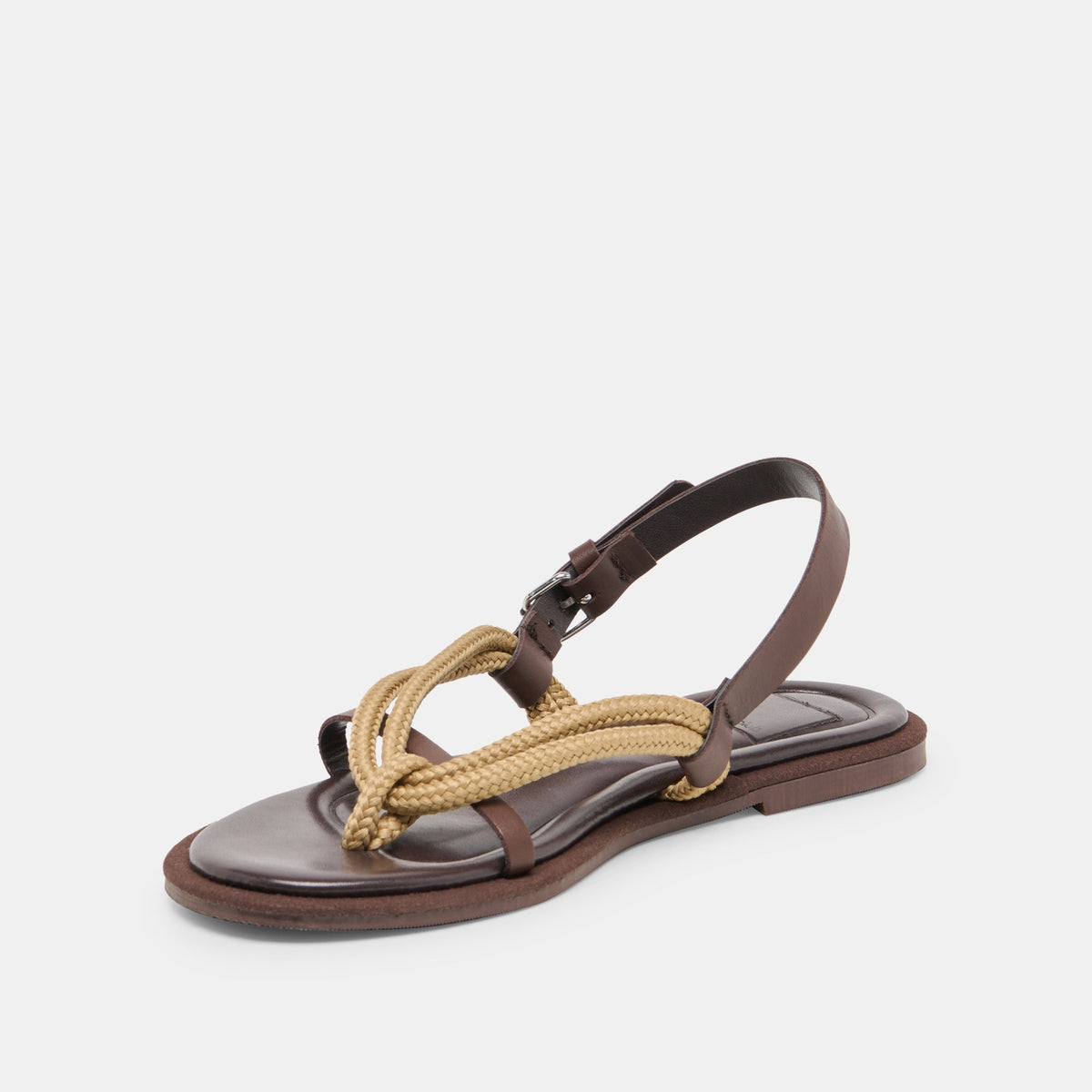 Reed Dk Brown Leather Sandals | Dolce Vita