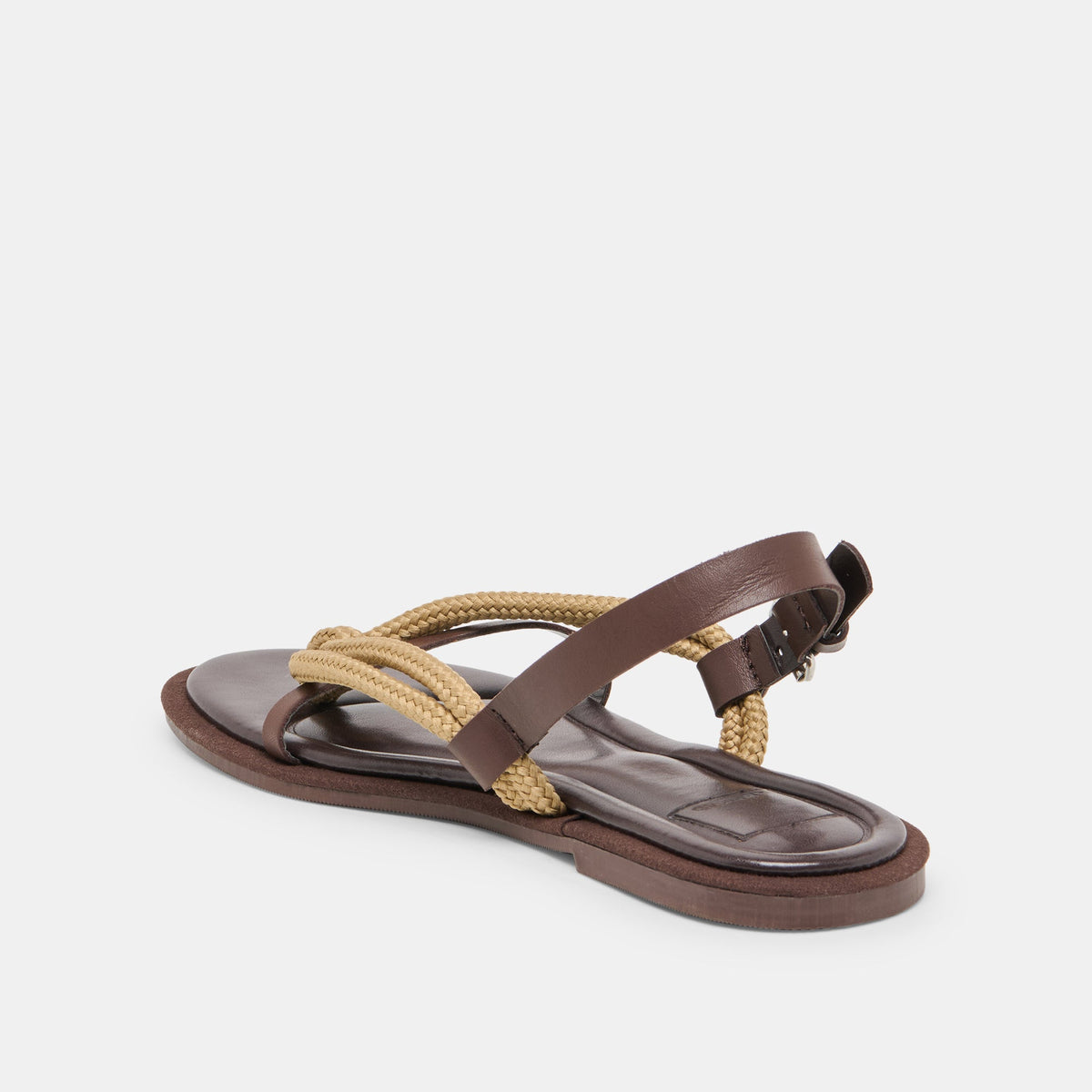 Reed Dk Brown Leather Sandals | Dolce Vita