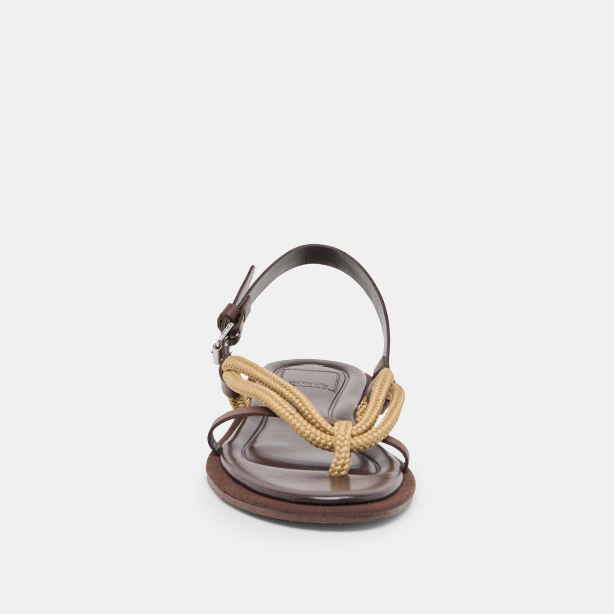Reed Dk Brown Leather Sandals | Dolce Vita