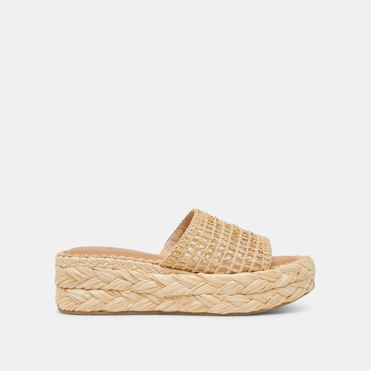 CHAVI MESH SANDALS NATURAL WOVEN RAFFIA
 – Dolce Vita | Dolce Vita