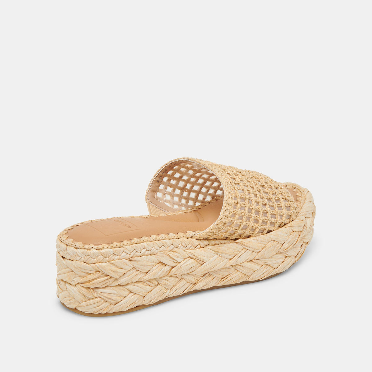 CHAVI MESH SANDALS NATURAL WOVEN RAFFIA
 – Dolce Vita | Dolce Vita