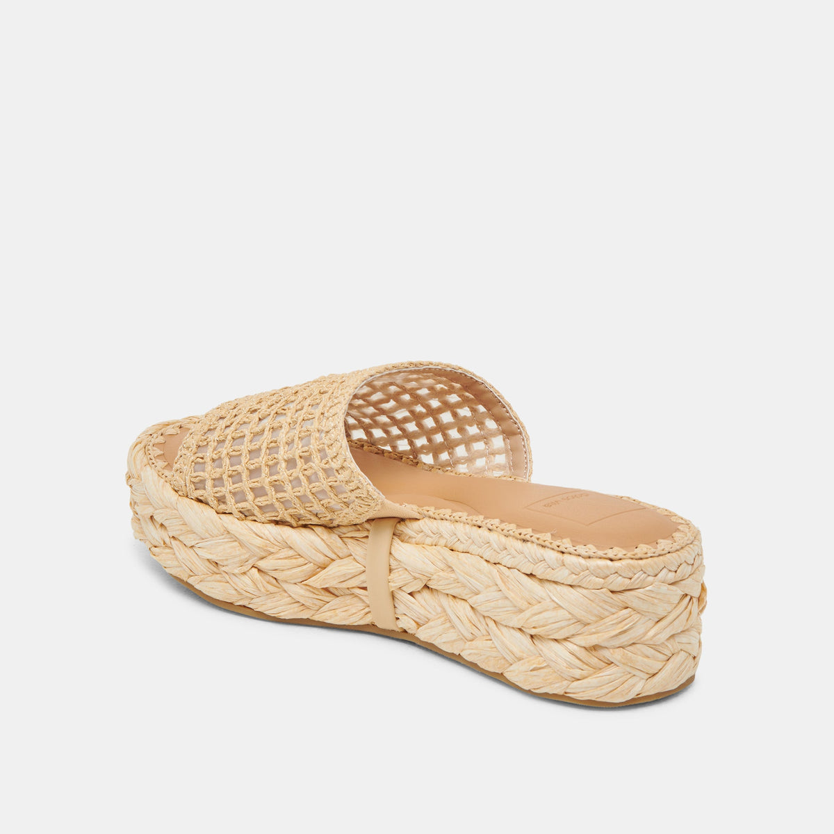 CHAVI MESH SANDALS NATURAL WOVEN RAFFIA
 – Dolce Vita | Dolce Vita