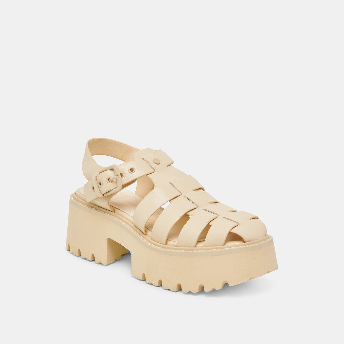 LASLY TONAL SANDALS LIGHT YELLOW LEATHER
 – Dolce Vita | Dolce Vita