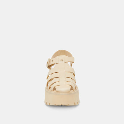 LASLY TONAL SANDALS LIGHT YELLOW LEATHER
 – Dolce Vita | Dolce Vita