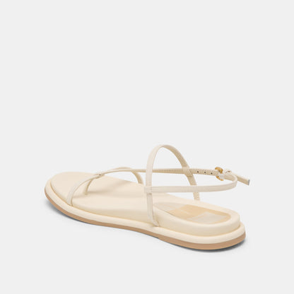 Dallen Off White Leather Sandals | Dolce Vita