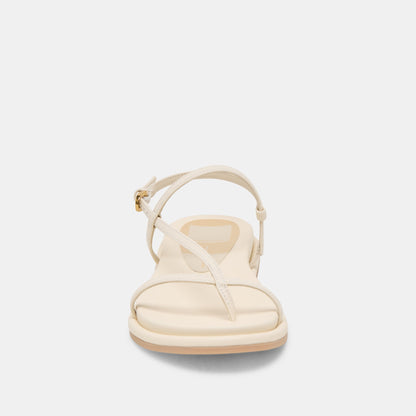 Dallen Off White Leather Sandals | Dolce Vita